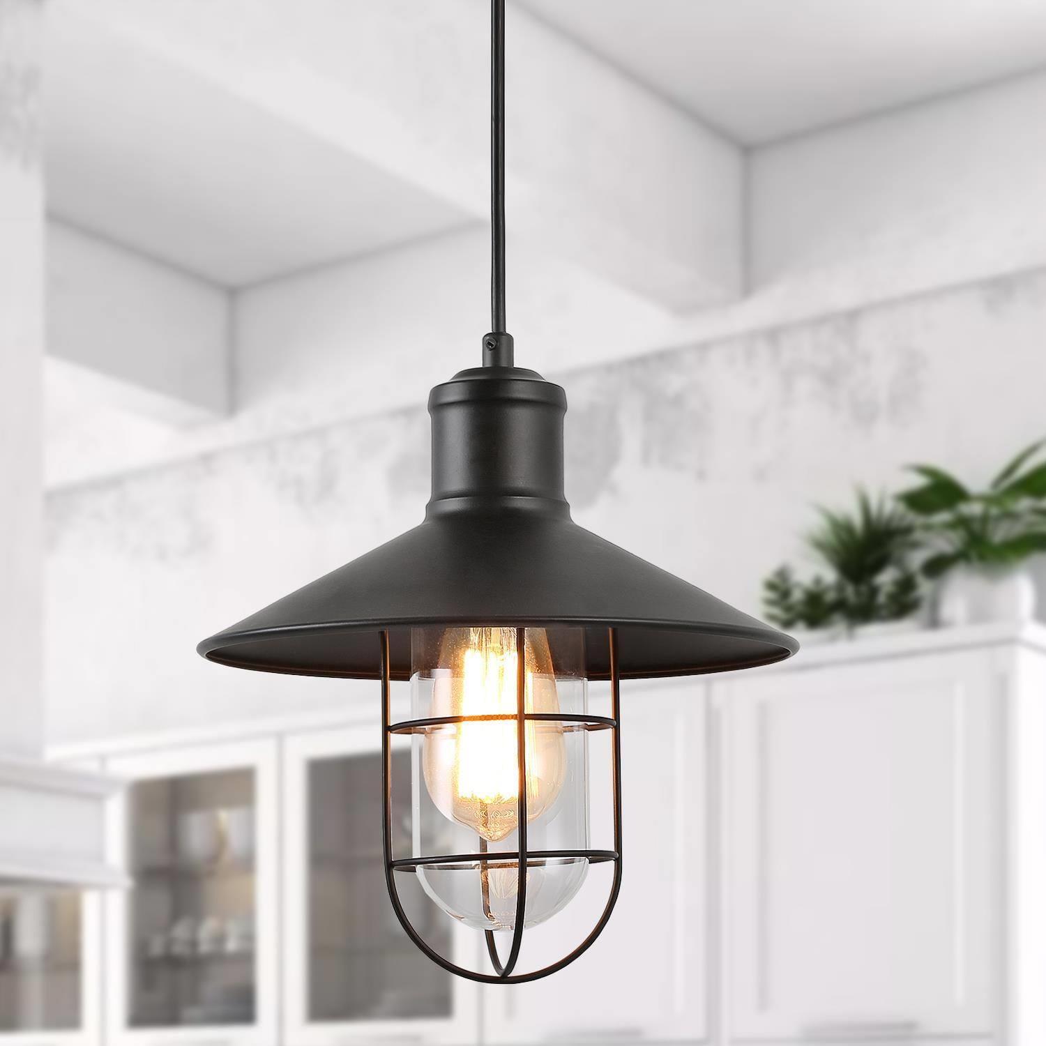 1 - Light Satin Black Single Pendant