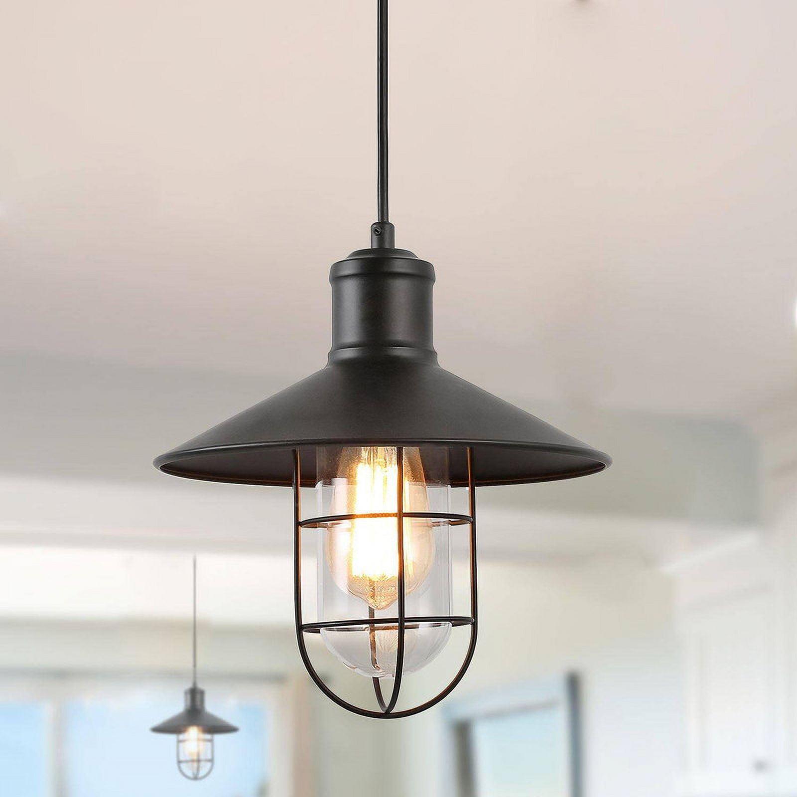 1 - Light Satin Black Single Pendant
