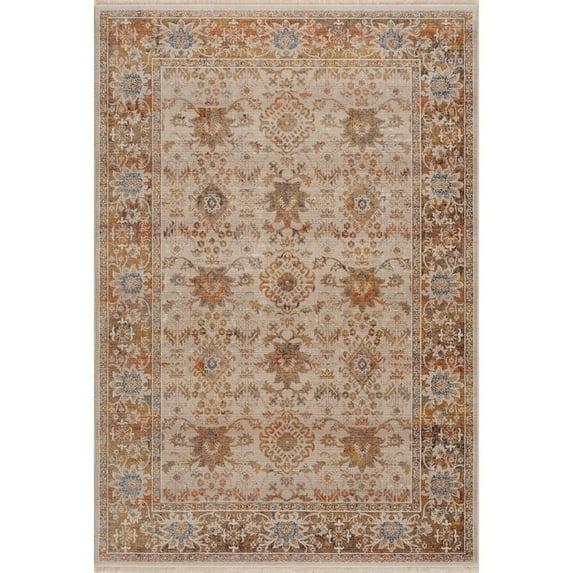 LR Home Holi Durable Performance Area Rug Indoor in Ivory/Beige, 5' x 8'