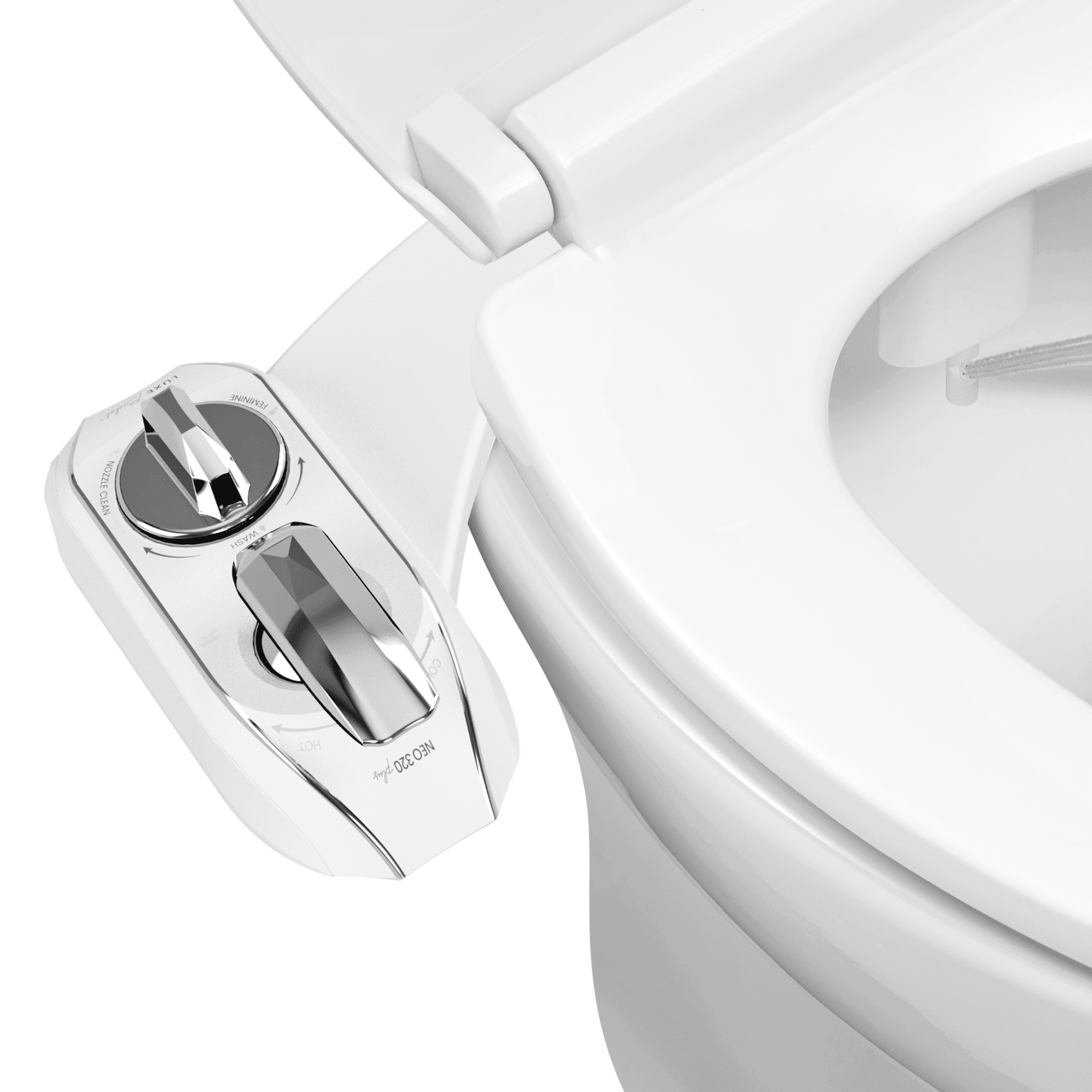 LUXE Bidet NEO 320 Plus Bidet Attachment Chrome