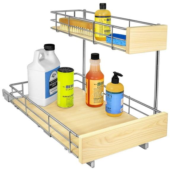 LYNK PROFESSIONAL LYNK PROFESSIONAL® Select™ Slide Out Under Sink Kitchen Cabinet Organizer 11.5"W x 18"D, Wood