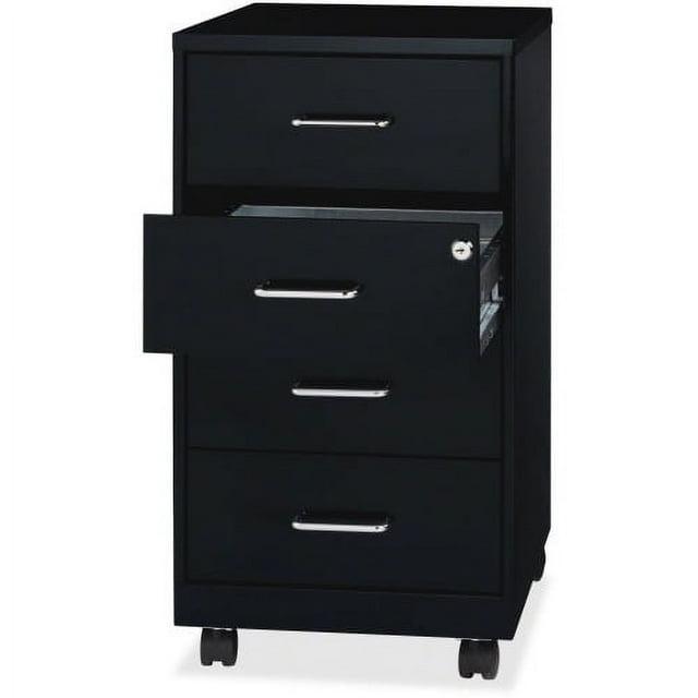 Inbox Zero Onetta 4-Drawer Mobile Vertical Filing Cabinet
