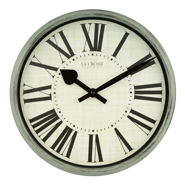 La Crosse Technology 14" Sage Grove Quartz Wall Clock