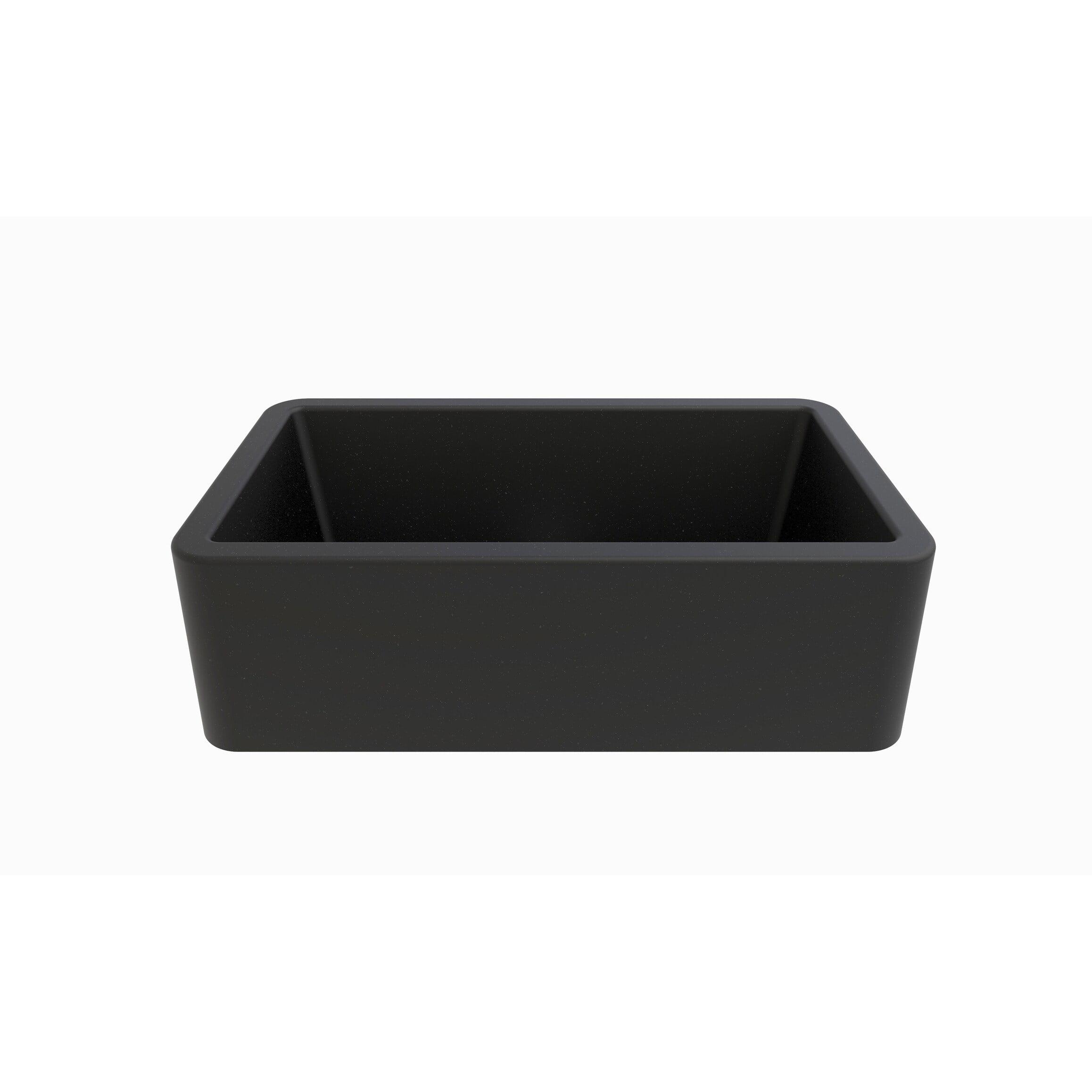 LaToscana LA3319B 33" L x 19" W Apron Quartz Kitchen Sink