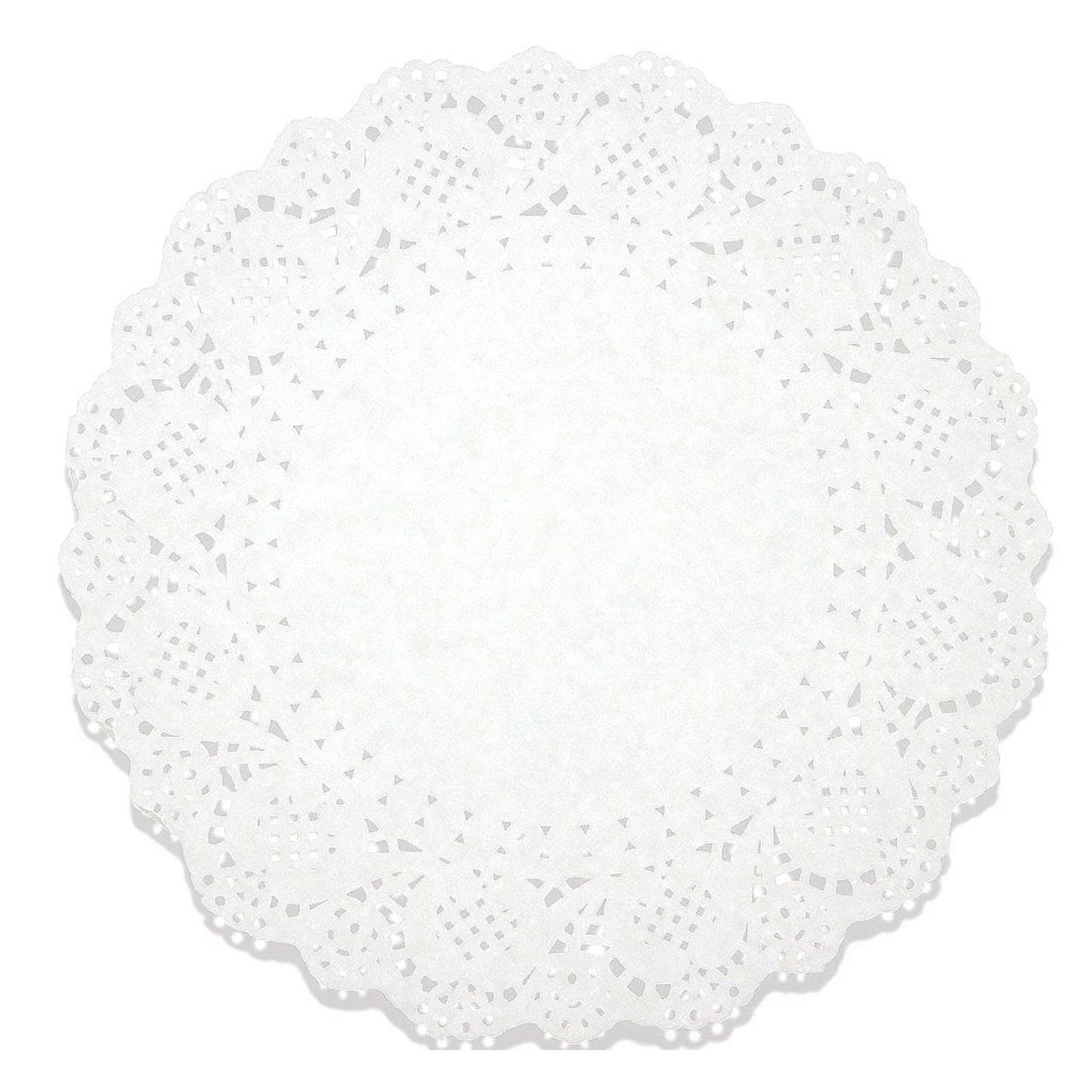 White Lace Paper Doilies Round Placemats, 10.5" - Pack of 250