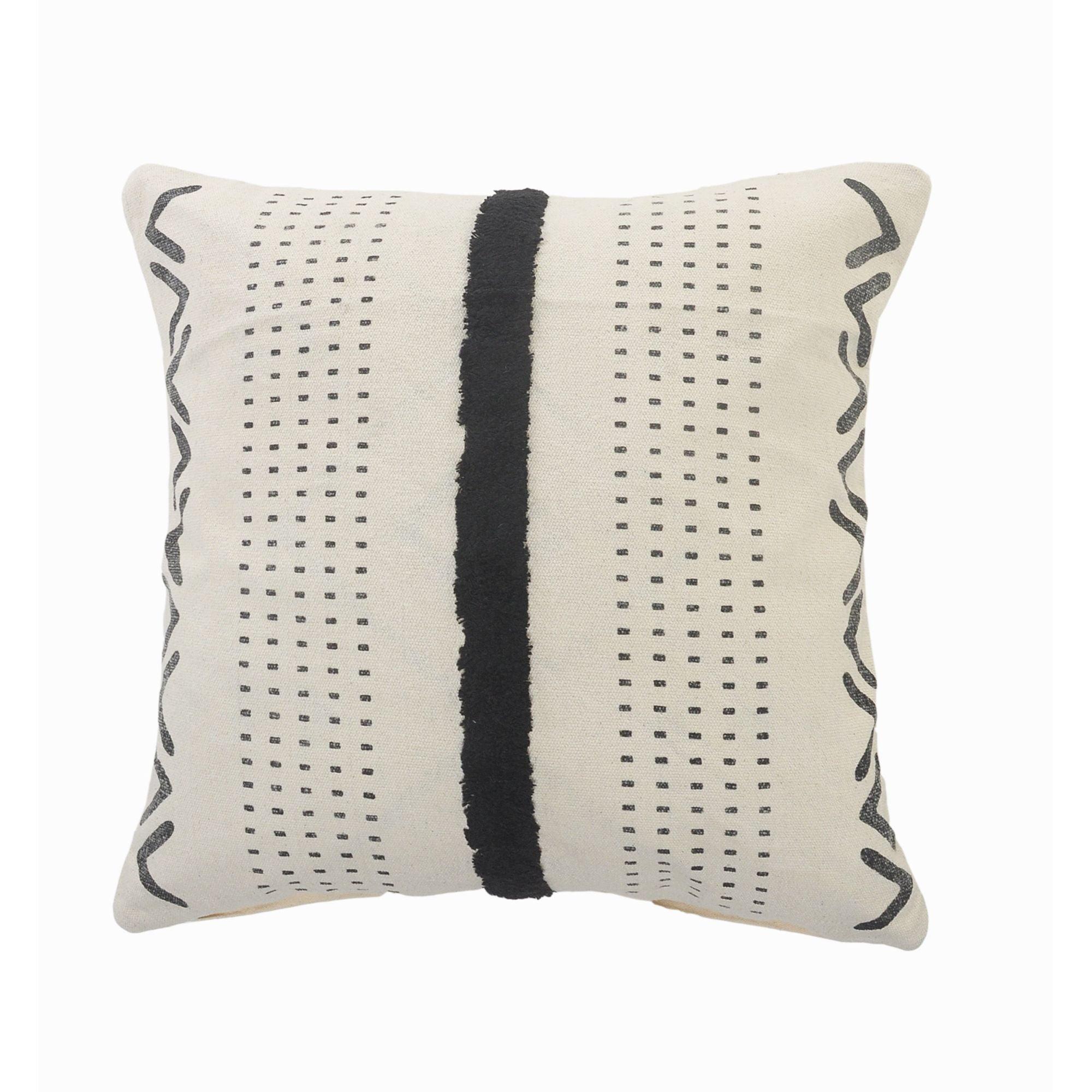 Throw Pillow Textured Cotton Throw Pillow