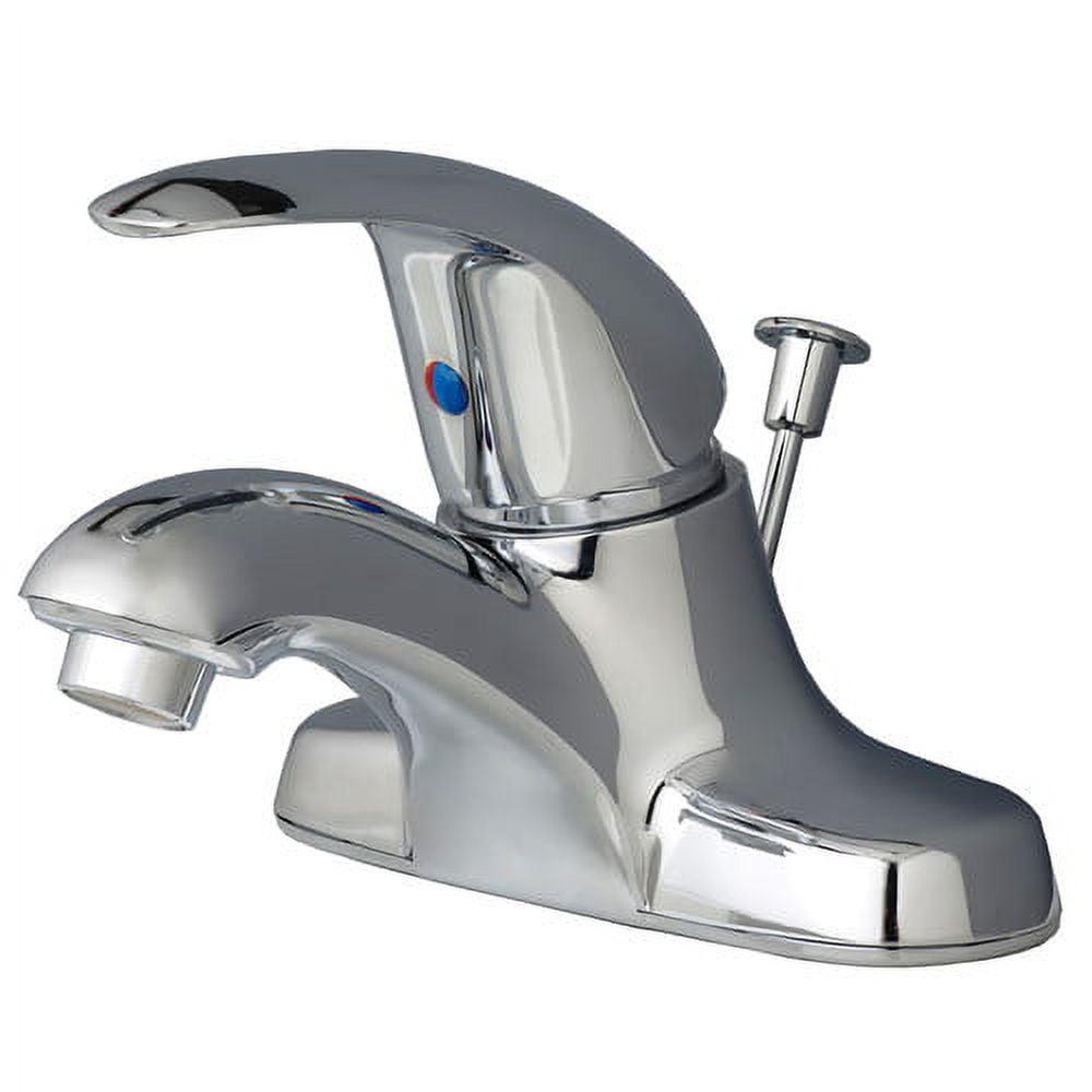 Single Handle Centerset Bathroom Faucet with Drain Assembly