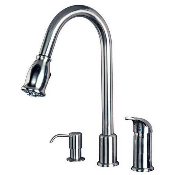 Laguna Brass Pull Down Single Handle Kitchen Faucet