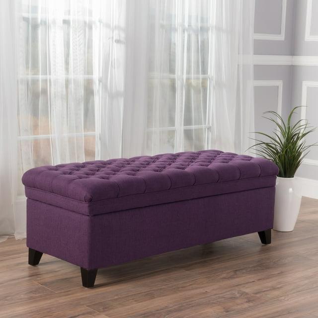 Juliana Storage Ottoman Purple - Christopher Knight Home