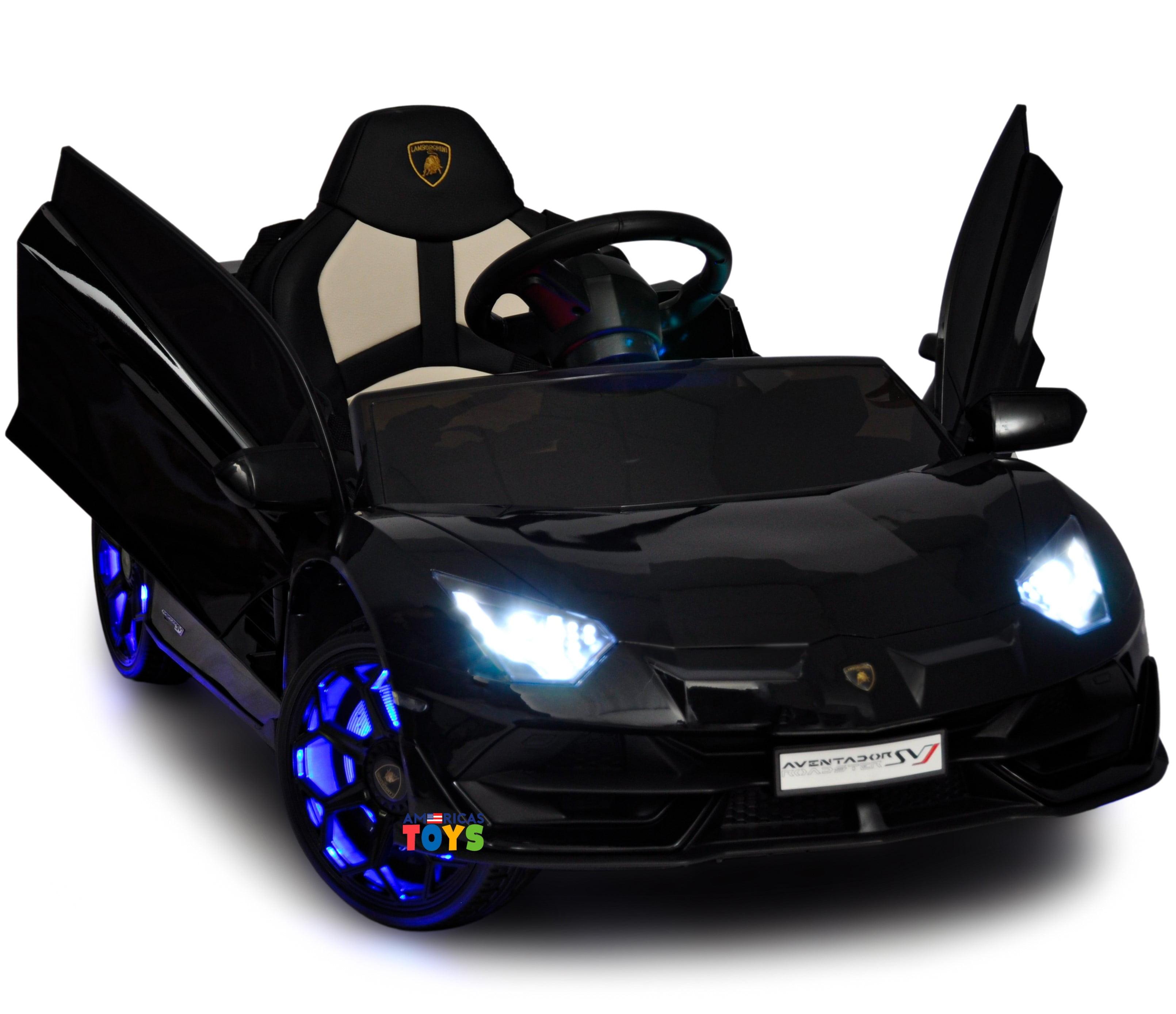 Black 12V Lamborghini Ride-On Car with Remote Control