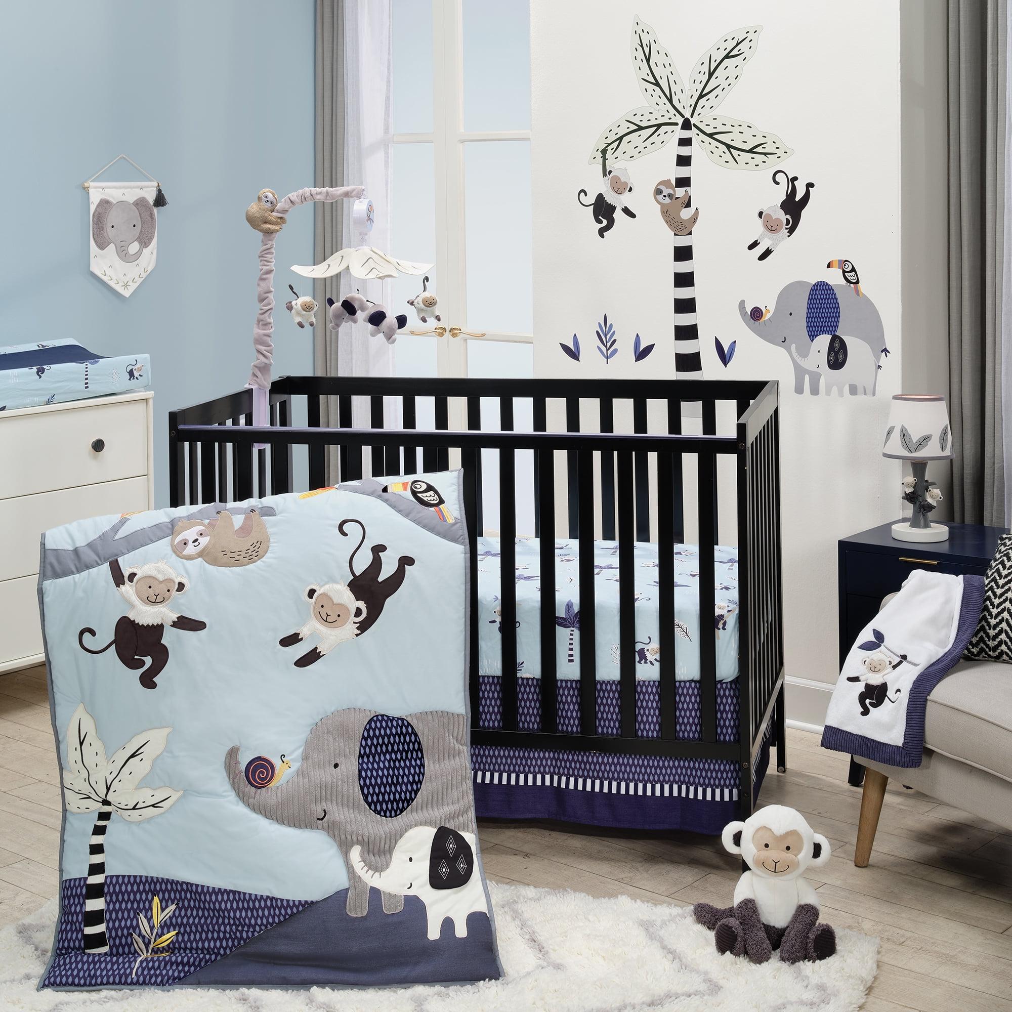 Lambs & Ivy Jungle Party 3 - Piece Crib Bedding Set