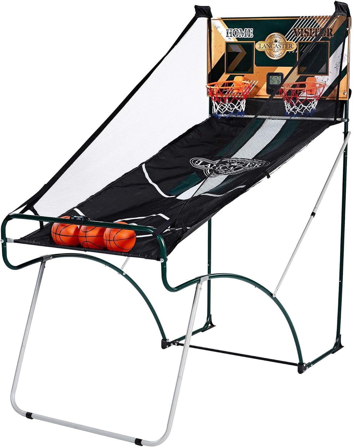 Lancaster Gaming Lancaster Gaming 2 Player Battery Powered Basketball Arcade Game