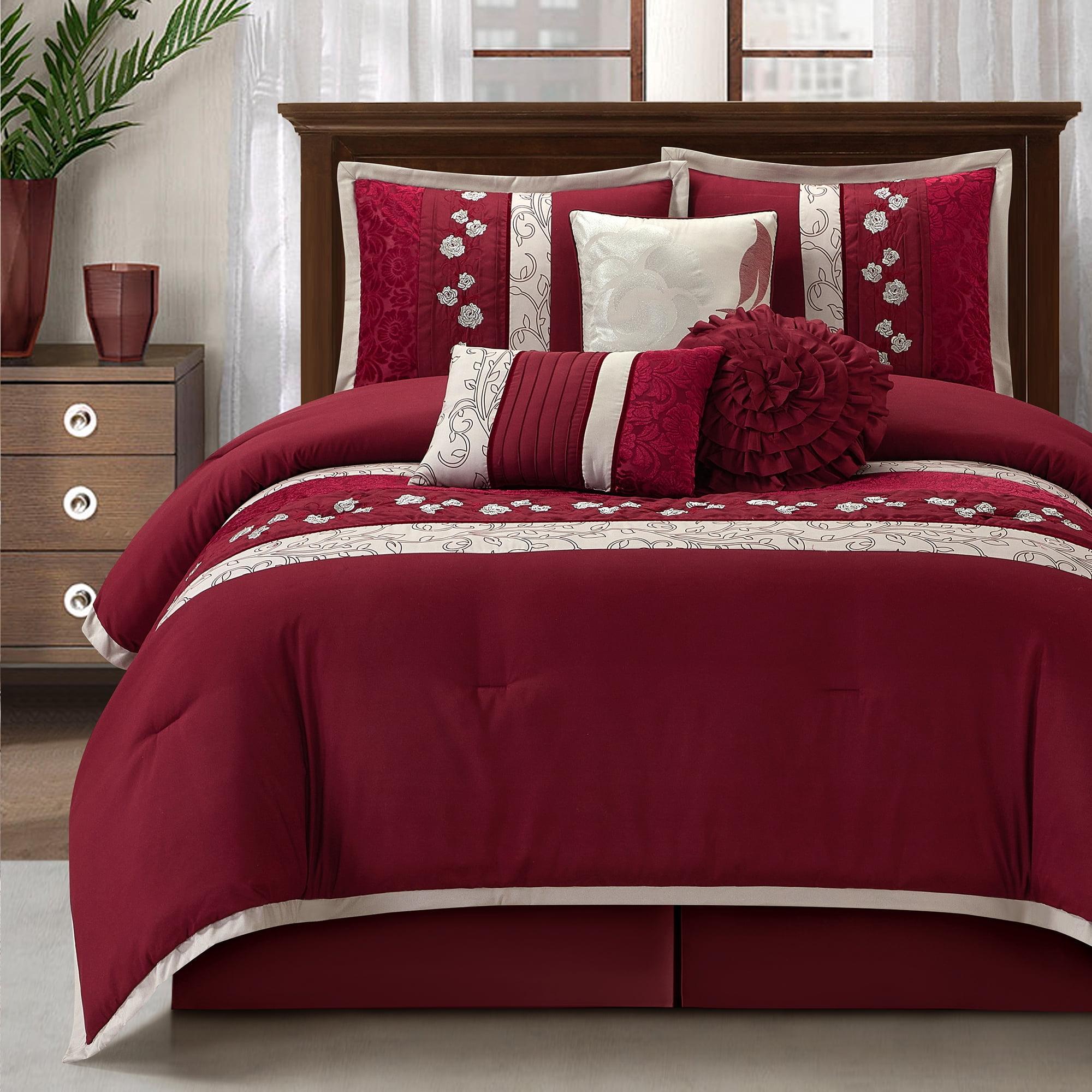 Nanshing America, Inc Riley 7 Piece Glam Comforter Set