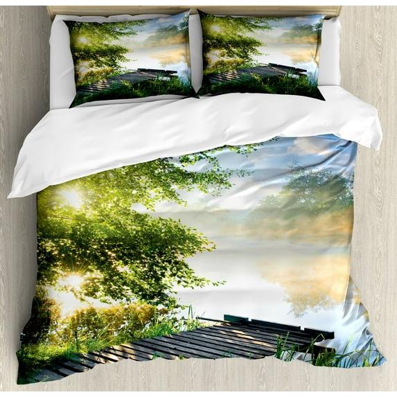 Ambesonne Rustic Duvet Cover Set