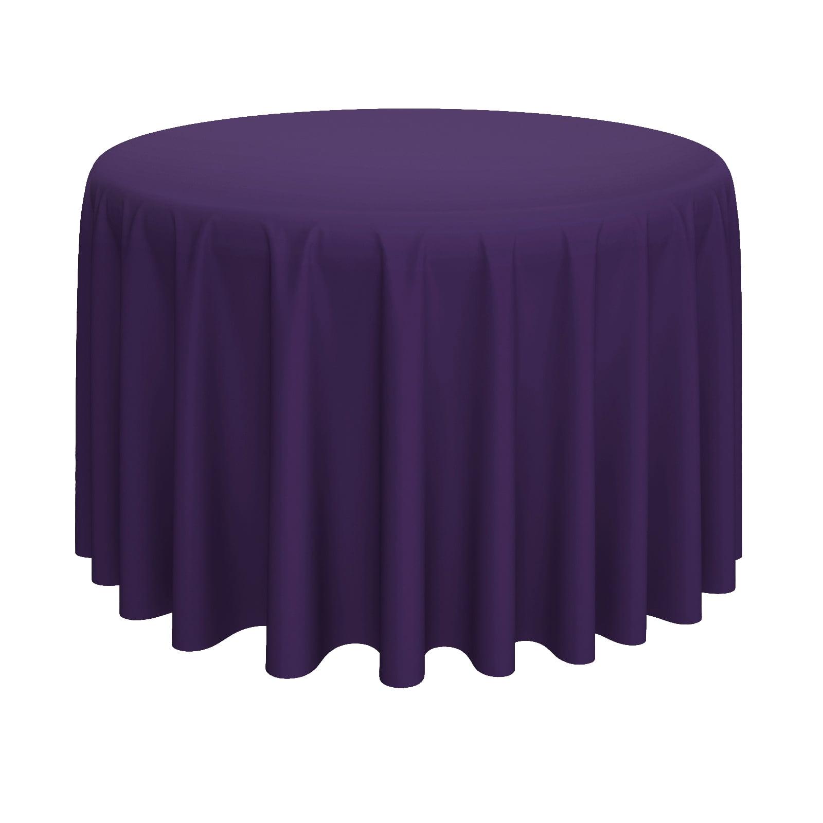 Lann's Linens Solid Color Round Tablecloth