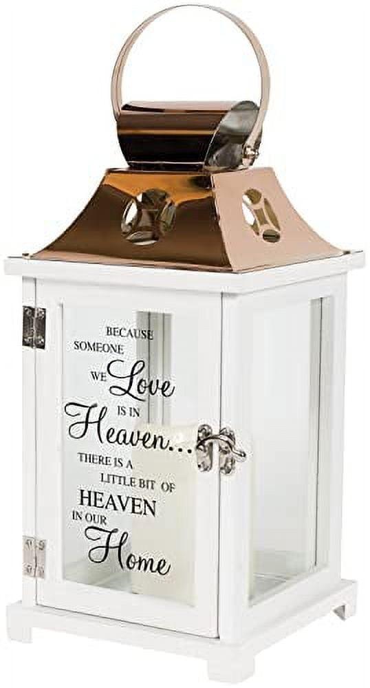 Lantern-Light he Way w/LED Candle & Timer-Heaven (13.5" x 6.25" x 6.25")