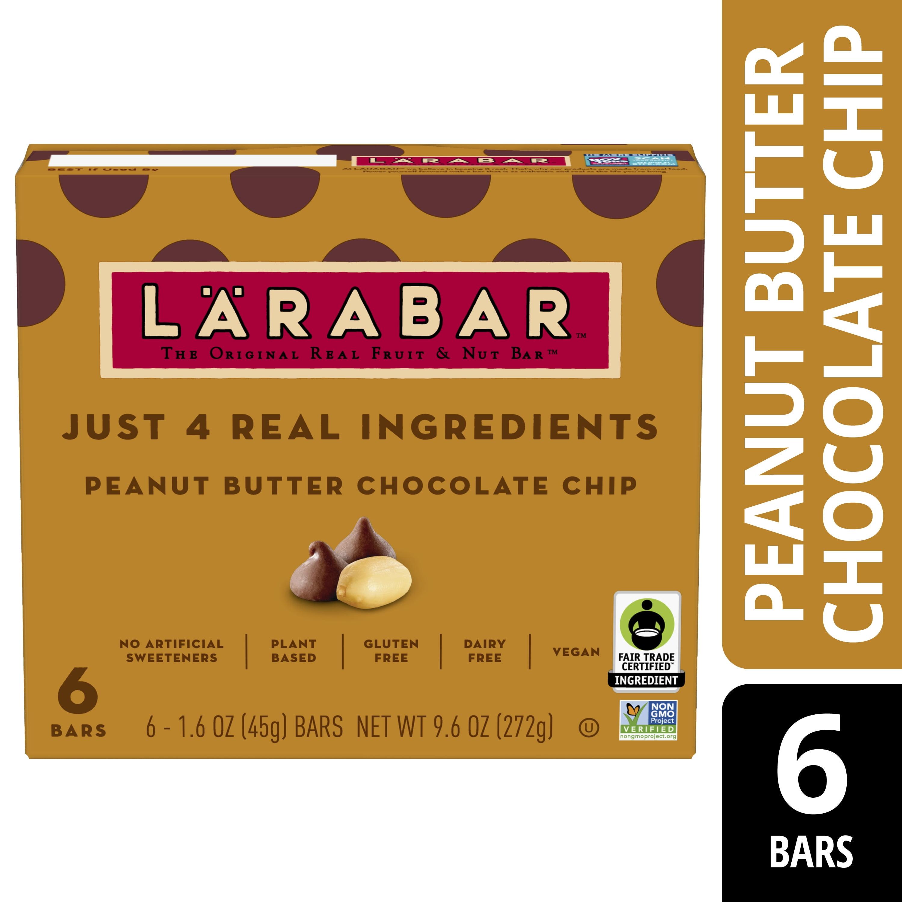 Larabar Peanut Butter Chocolate Chip Protein Bar - 9.6oz/6ct