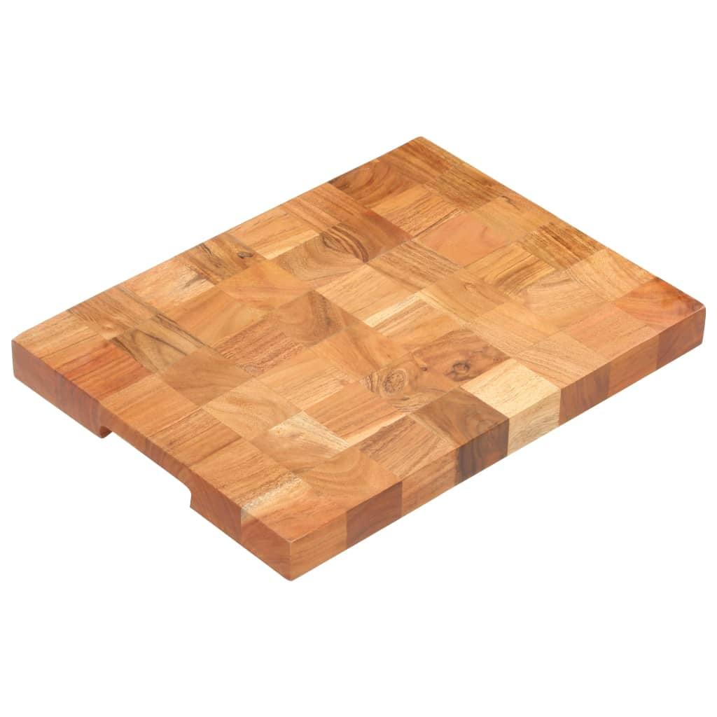 Solid Acacia Wood Rectangular Chopping Board 15.7" x 11.8"