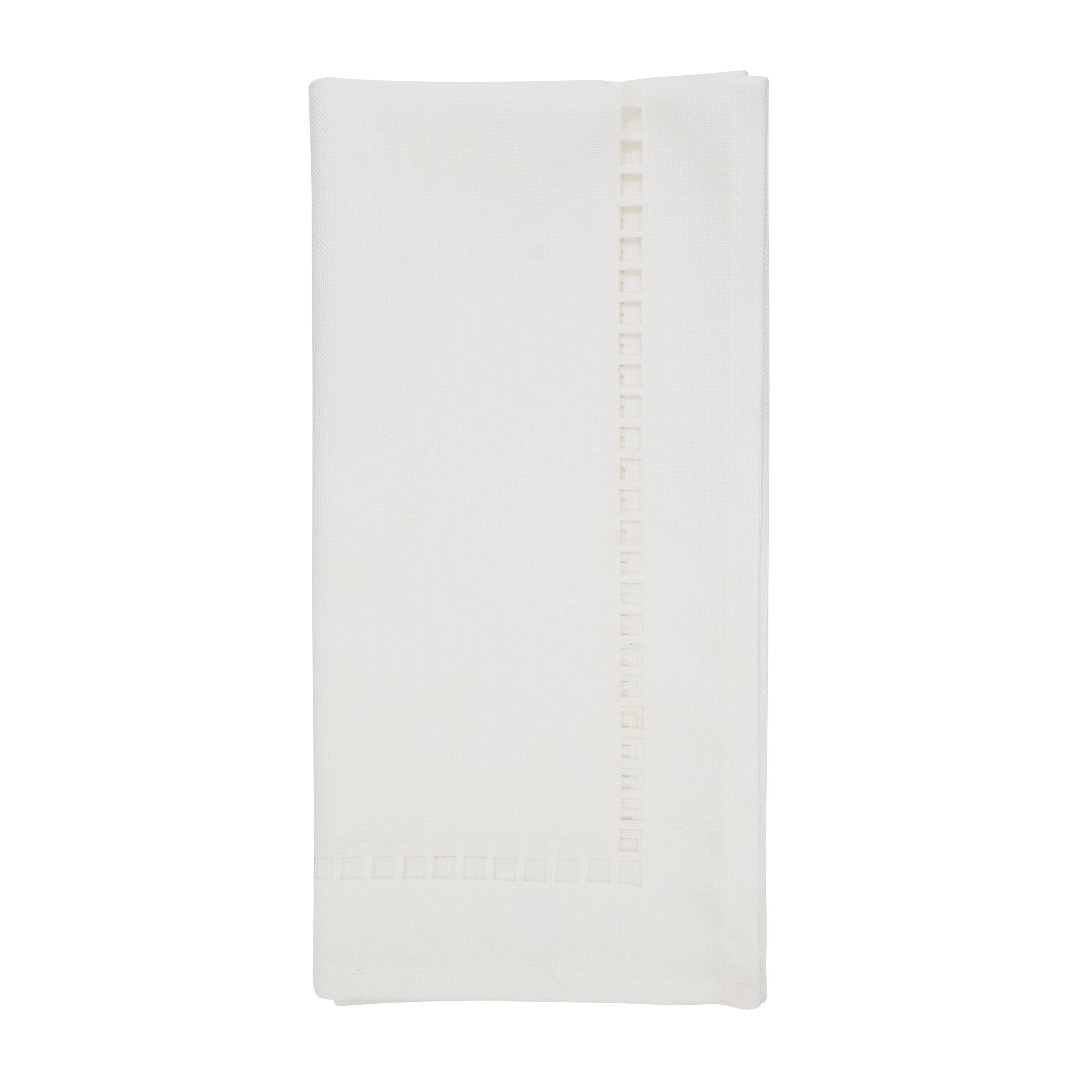 Saro Laser-Cut Hemstitch Napkin (Set of 4)