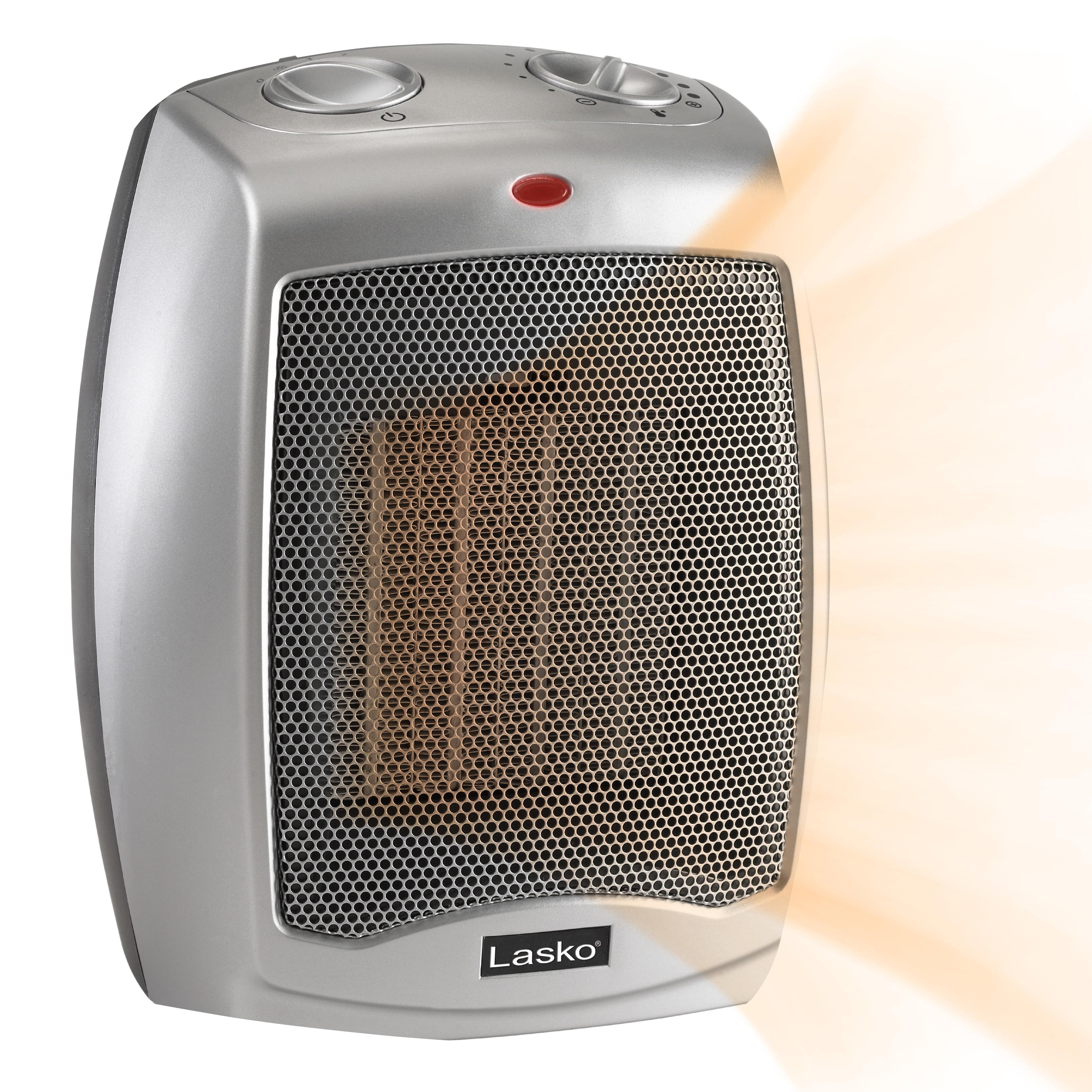 Lasko Ceramic 1500 Watt 5118 BTU Electric Compact Space Heater with Adjustable Thermostat