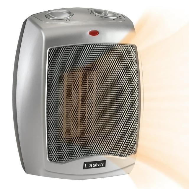 Lasko Ceramic 1500 Watt 5118 BTU Electric Compact Space Heater with Adjustable Thermostat