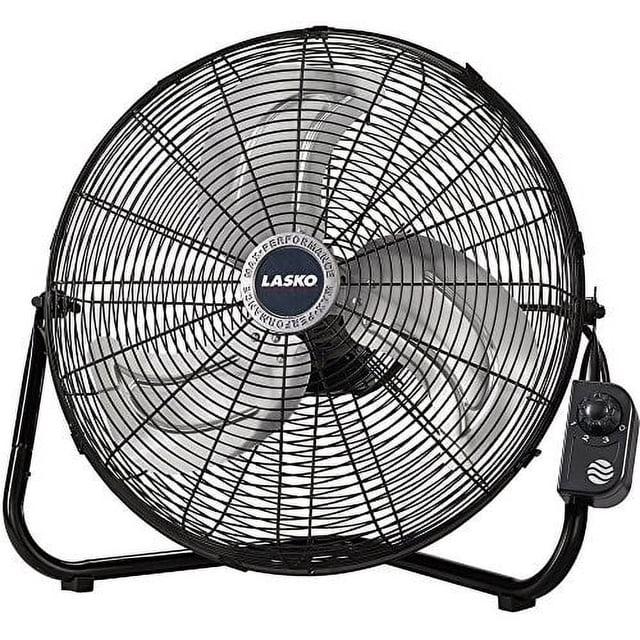 Lasko QuickMount 20" 3-Speed Max Performance High Velocity Wall Mounted Floor Fan, 2264QM