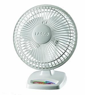 Lasko 2002W Personal Fan, 6-Inch, White
