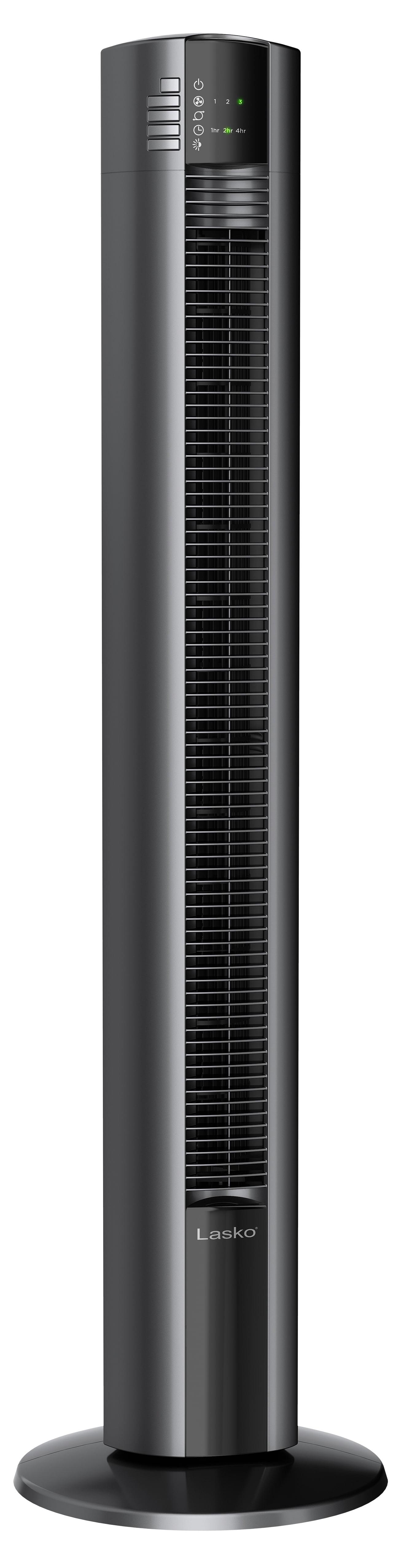 Open Box Lasko 48 Inch 3 Speed Oscillating Tower Fan w/ Nighttime Setting