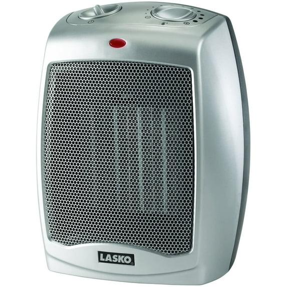 Lasko Ceramic 1500 Watt 5118 BTU Electric Compact Space Heater with Adjustable Thermostat