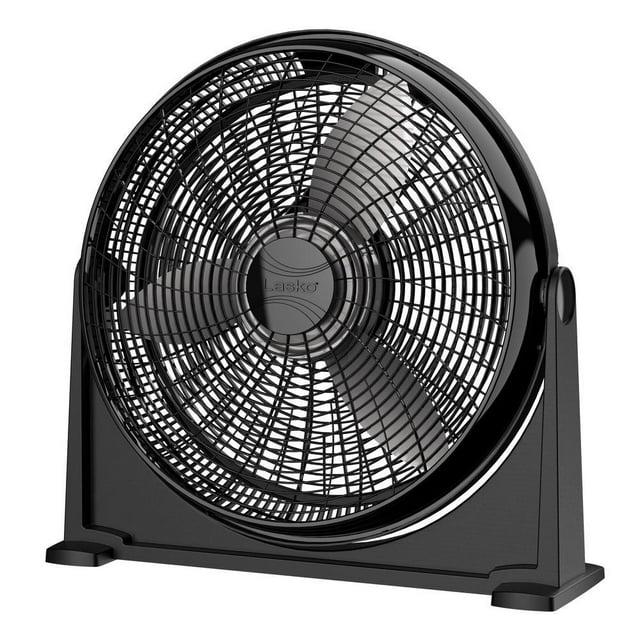 Lasko A20107 20" 3-Speed Air Circulator Fan, Black