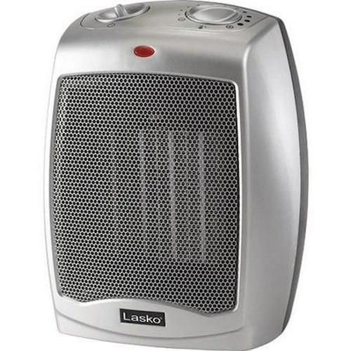 Lasko Ceramic 1500 Watt 5118 BTU Electric Compact Space Heater with Adjustable Thermostat
