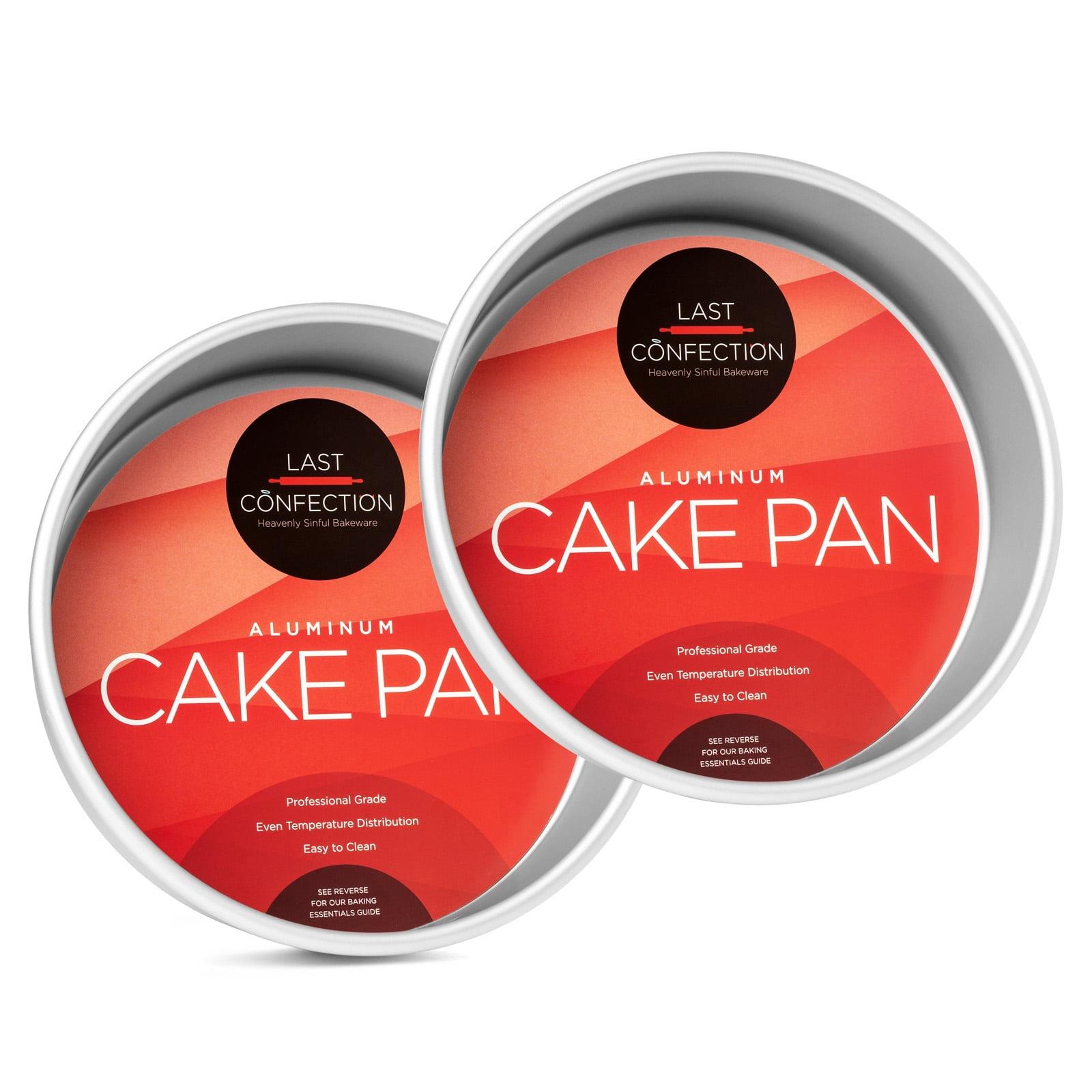 Last Confection 2-Piece Round Aluminum Cake Pan Set