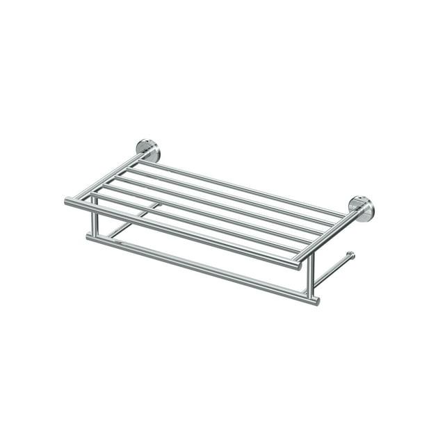 Latitude II Wall Mounted Towel Rack | Hotel Style Stainless Steel Towel Rack with Towel Bar