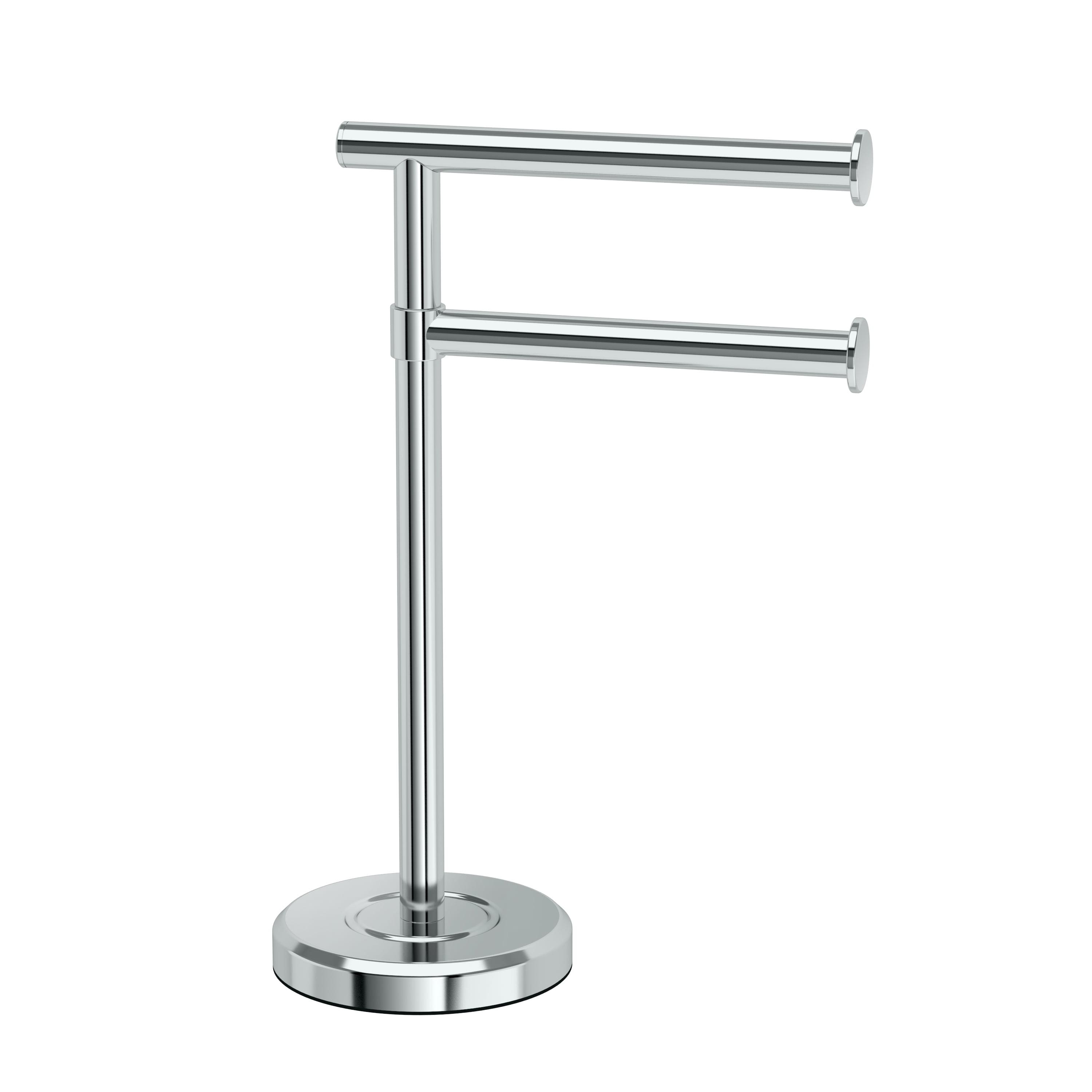 Latitude II Countertop 2-Arm Hand Towel Stand | 1 Arm Swivels