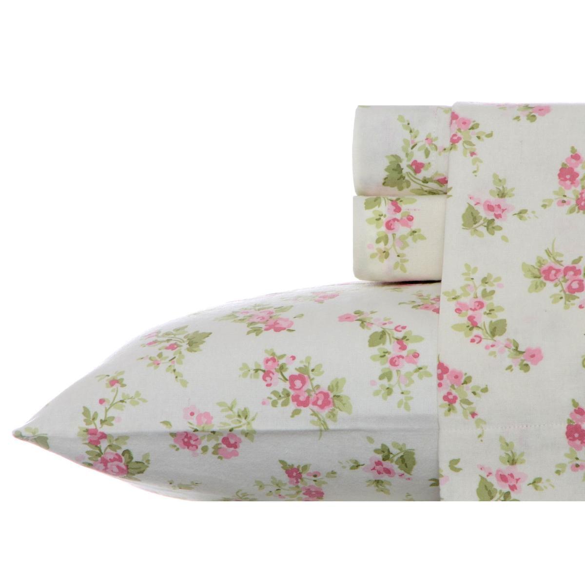 Laura Ashley Laura Ashley Cotton Flannel Cozy Sheet Sets