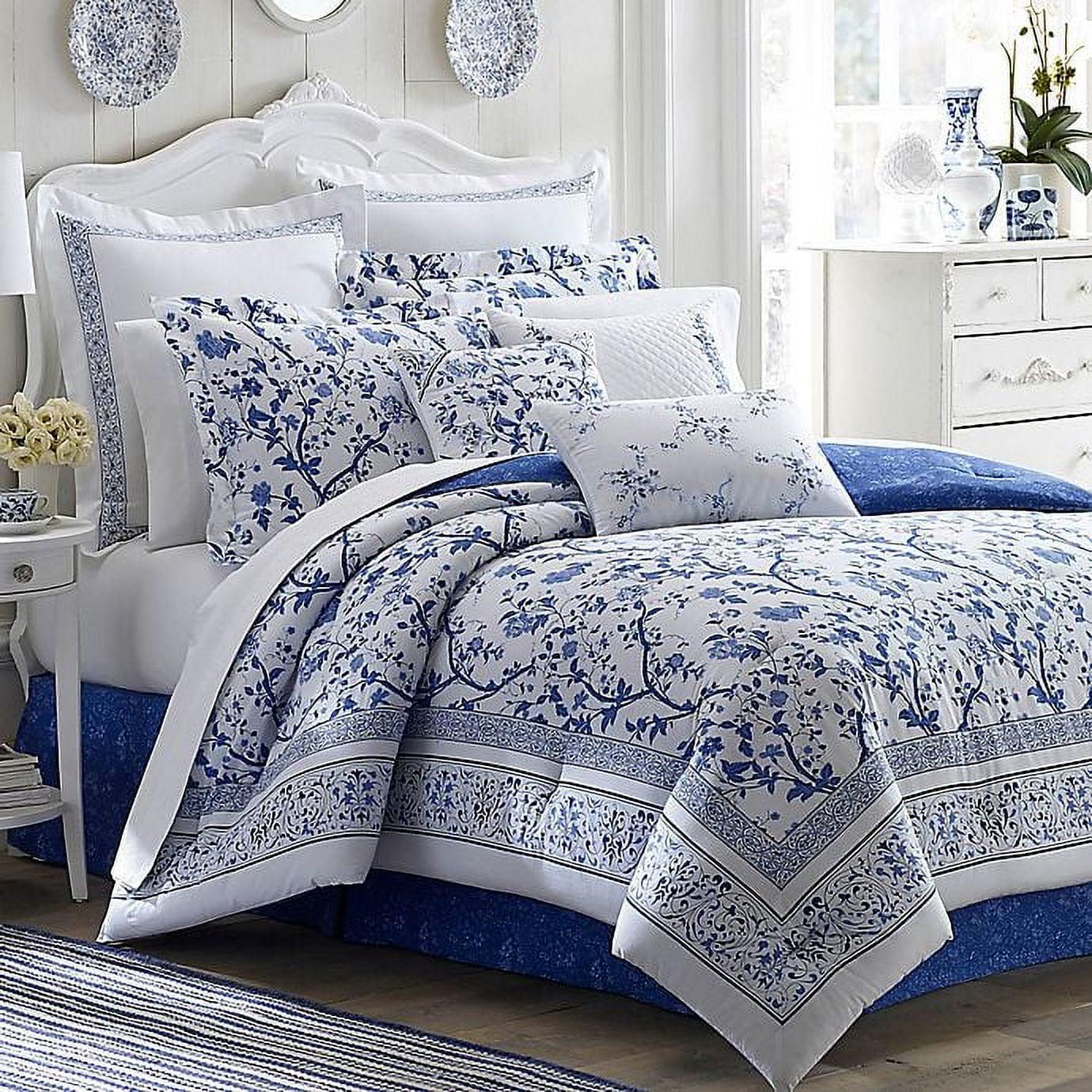 Charlotte Reversible Duvet Cover Set Blue - Laura Ashley