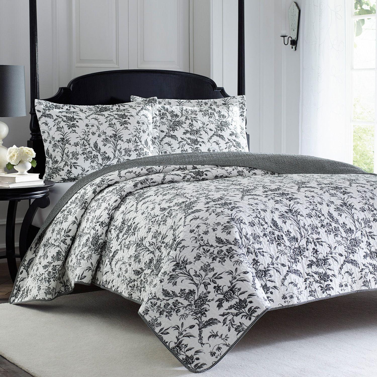 Laura Ashley Amberley Reversible Cotton Quilt Set