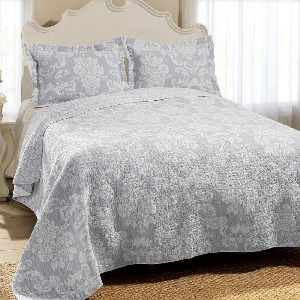 Laura Ashley Venetia Reversible Cotton Quilt Set