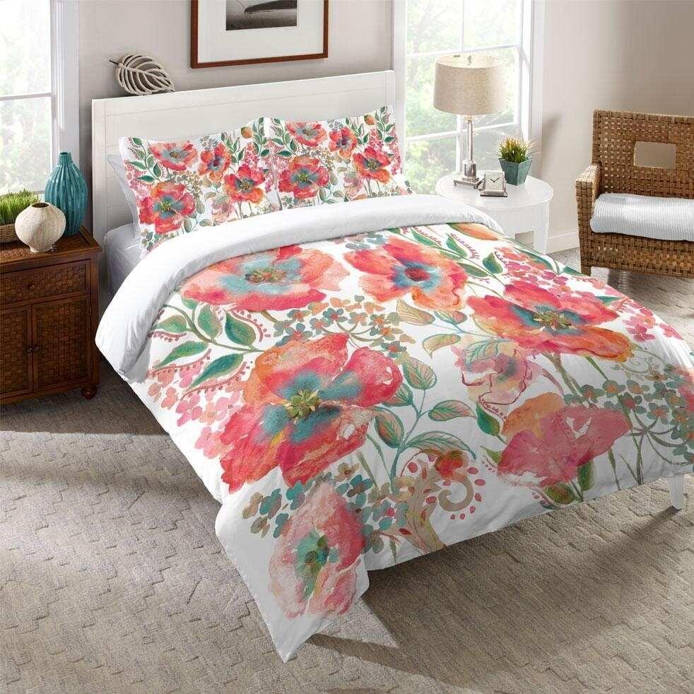 Laural Home  Boho Florals Standard Pillow Sham
