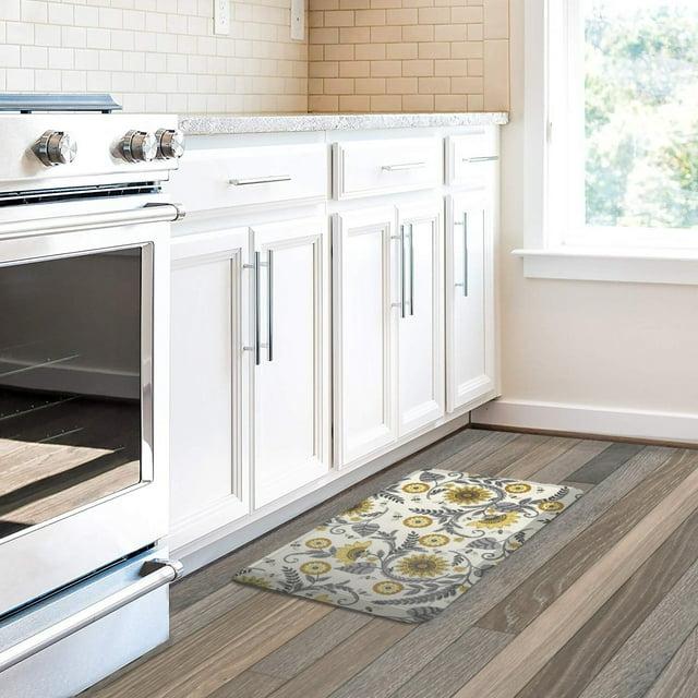 Laural Home Sophisticated Bees 20" x 30" Anti-Fatigue Kitchen Mat