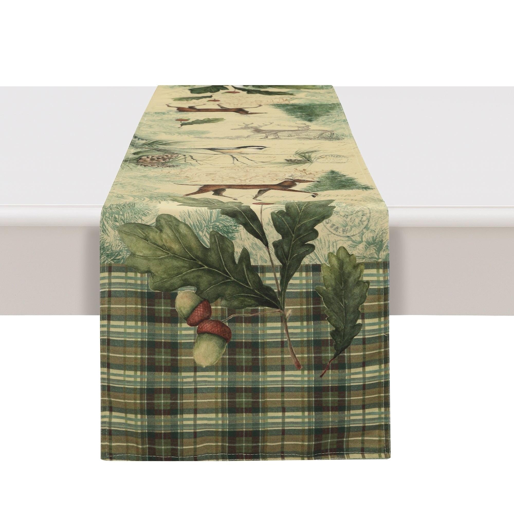 Laural Home Woodland Forest Rectangle Table Runner