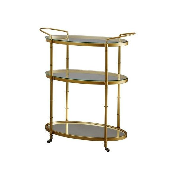 Madison Park Signature Lauren Metal Bar Cart