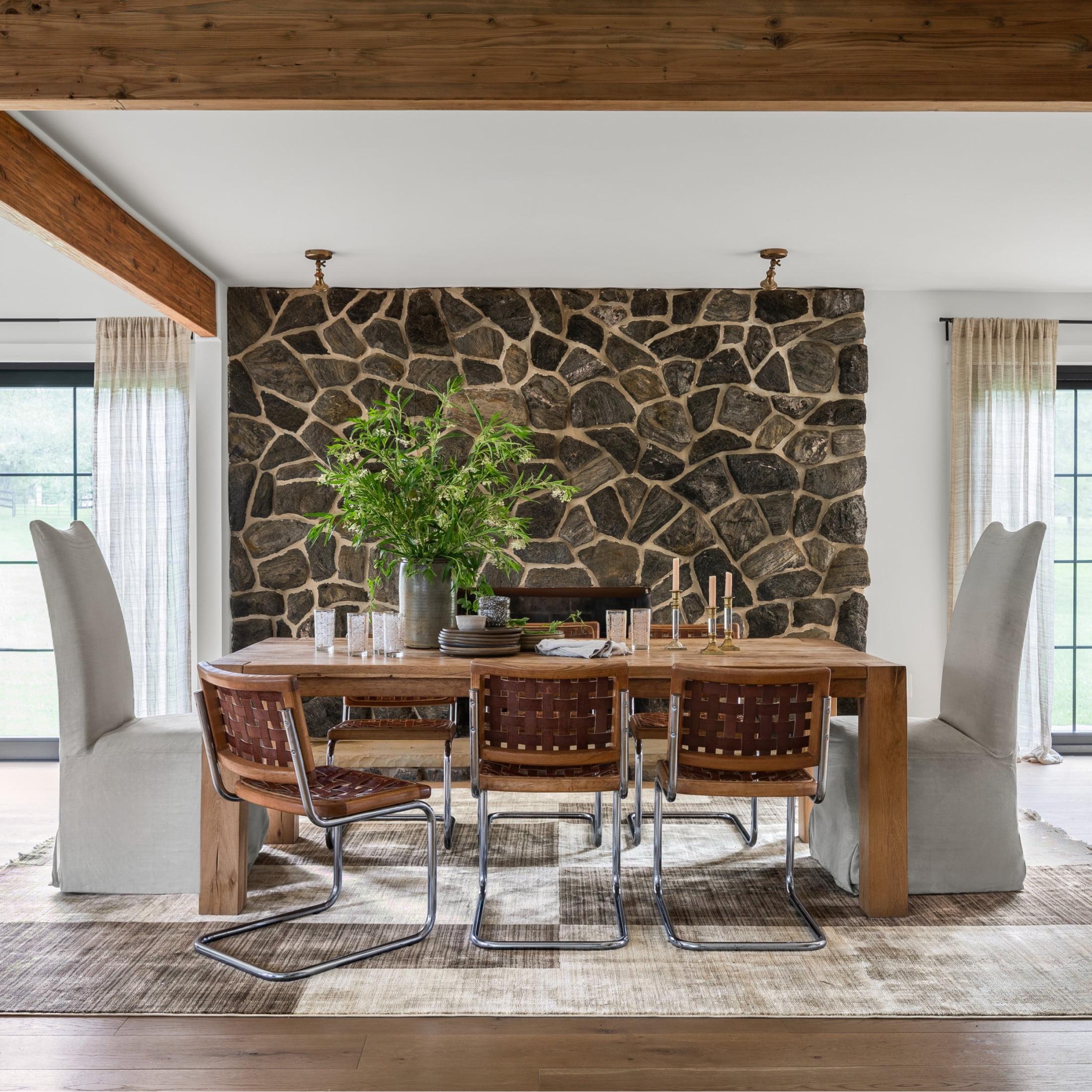 Ebern Designs Cedarwood Fringed Area Rug