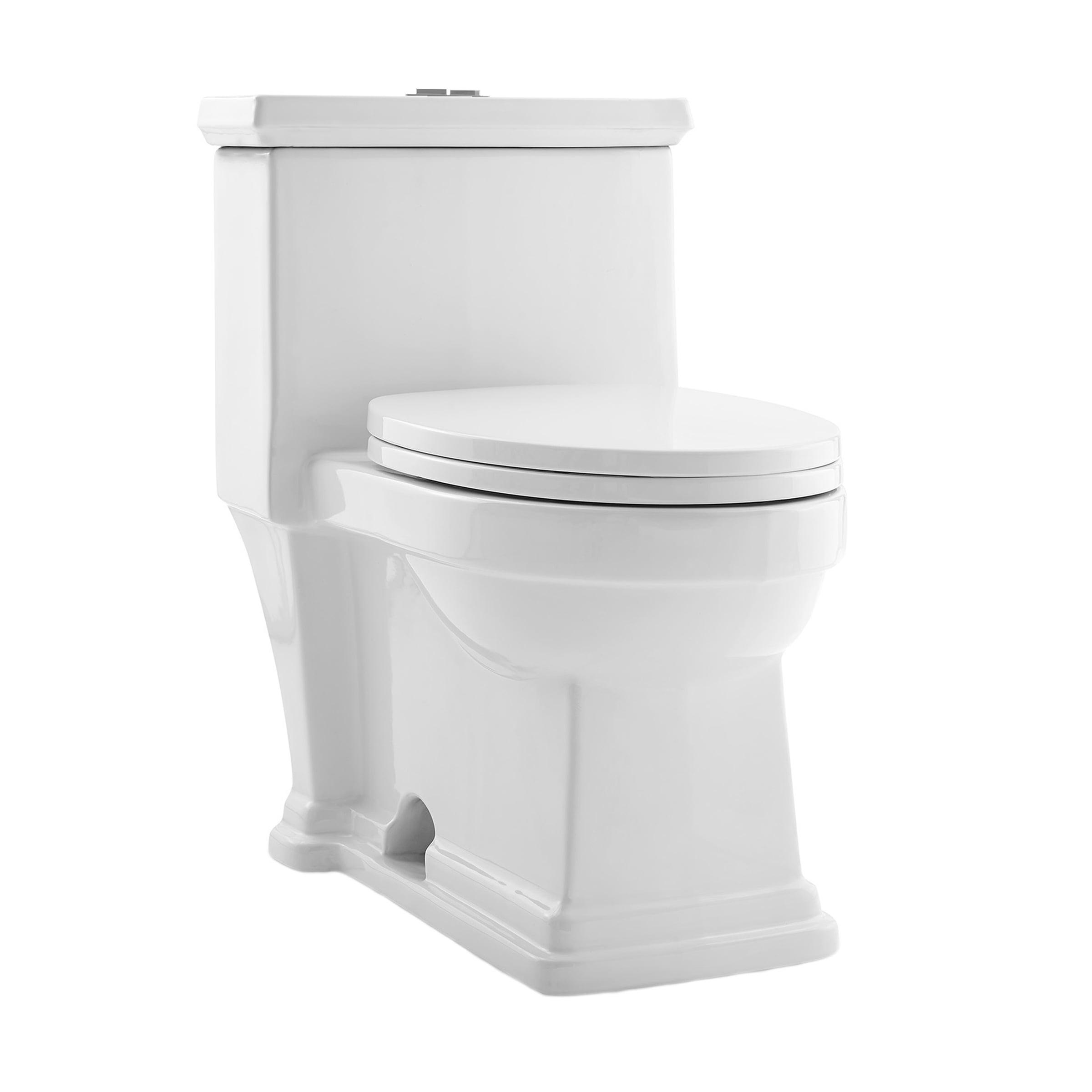 Lausanne White Elongated Dual-Flush Macerating Toilet