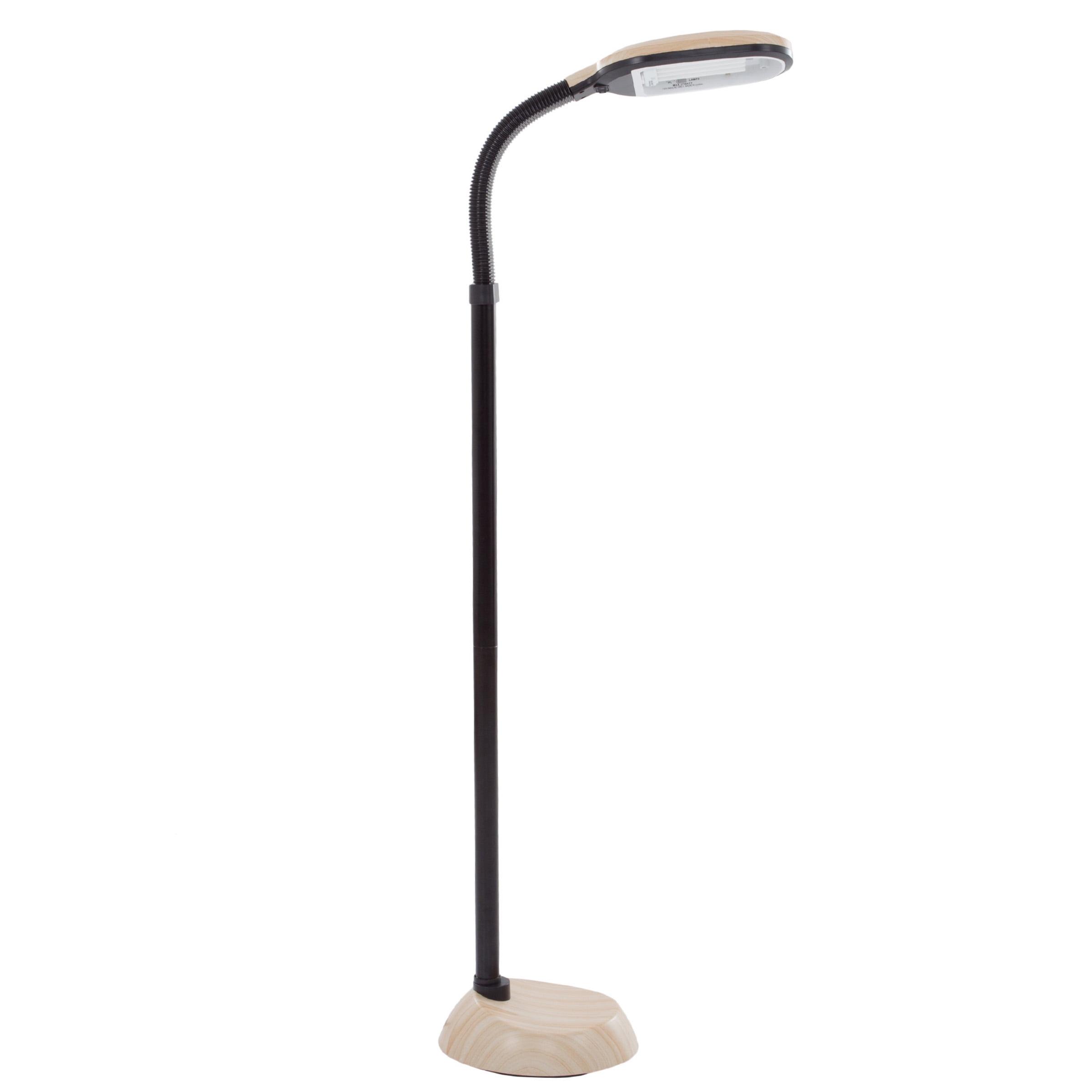 Arcadian 20'' Adjustable Arc Floor Lamp in Light Wood Grain