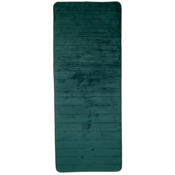 Lavish Home Extra Long Striped Memory Foam Bath Mat