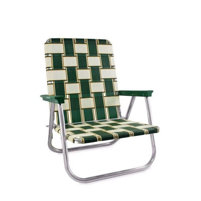Lawn Chair USA Folding Aluminum Beach Webbed Chair (Charleston)