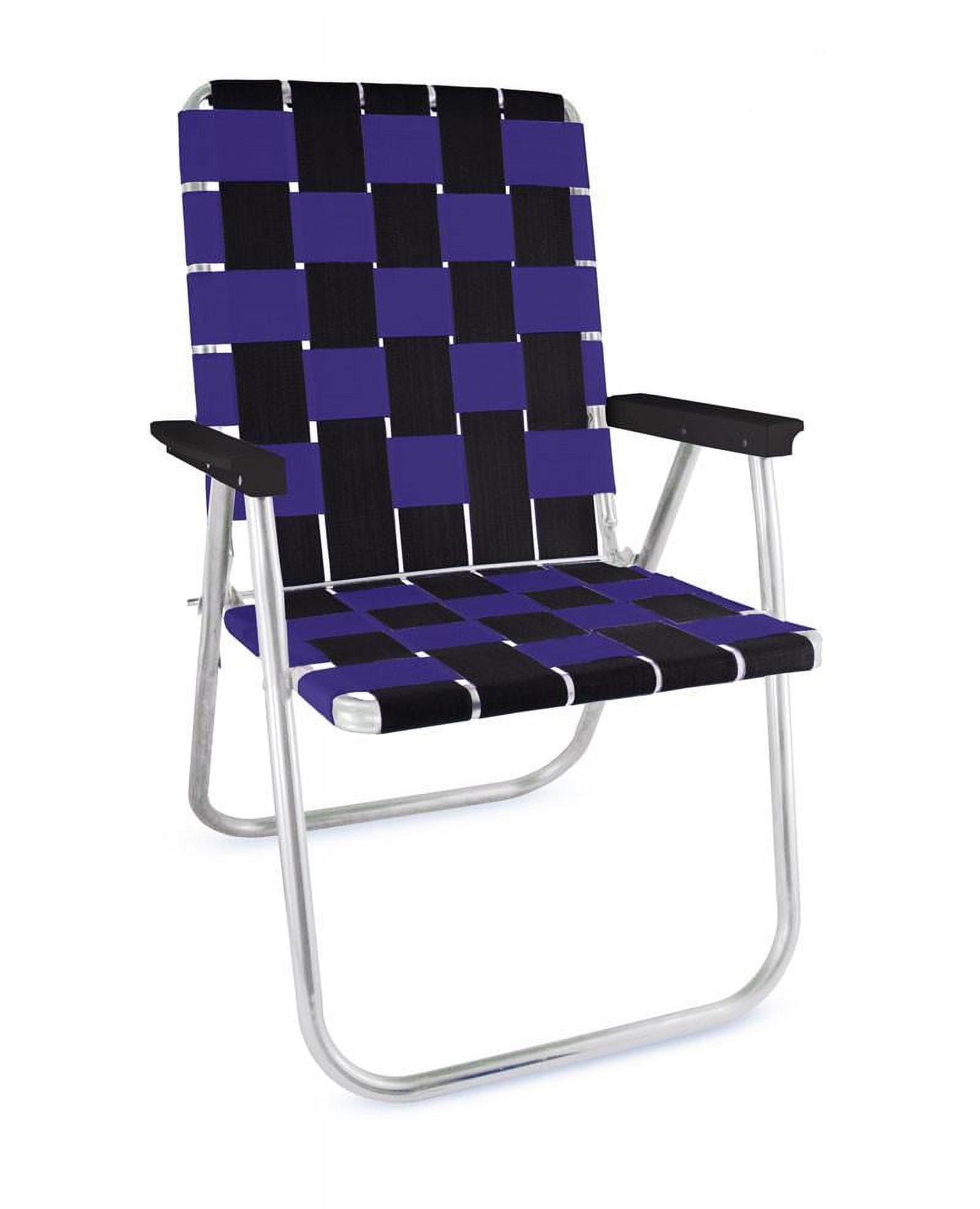 Lawn Chair USA Folding Aluminum Classic Webbed Chair