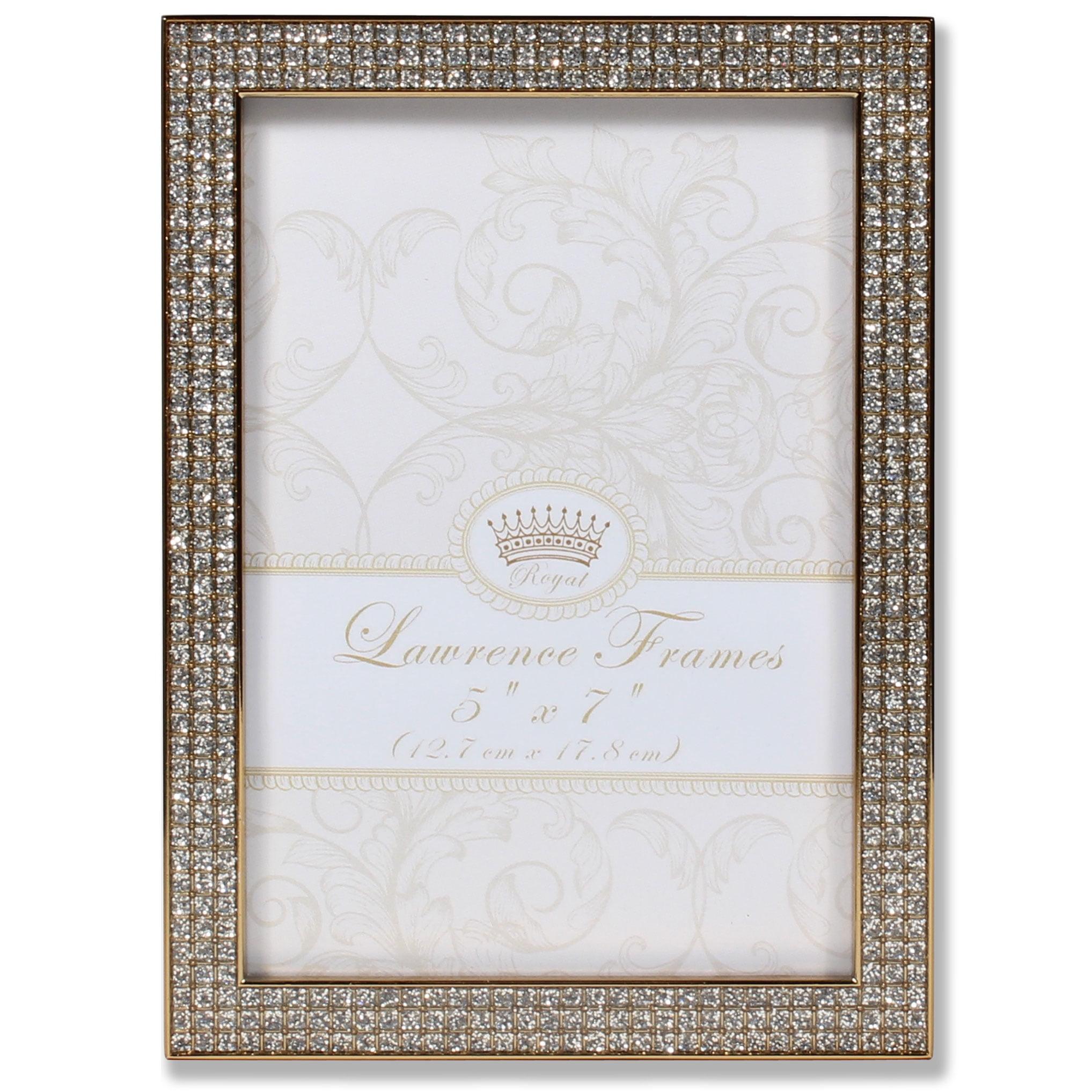 Lawrence Frames 5"W x 7"H Turner Gold and Glitter Metal Picture Frame (702457)