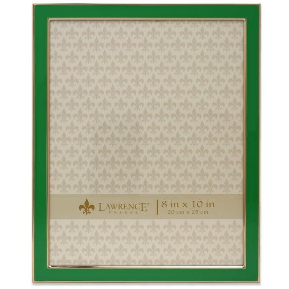 Lawrence Frames 8.78" x 10.79" Polystyrene Picture Frame, Green